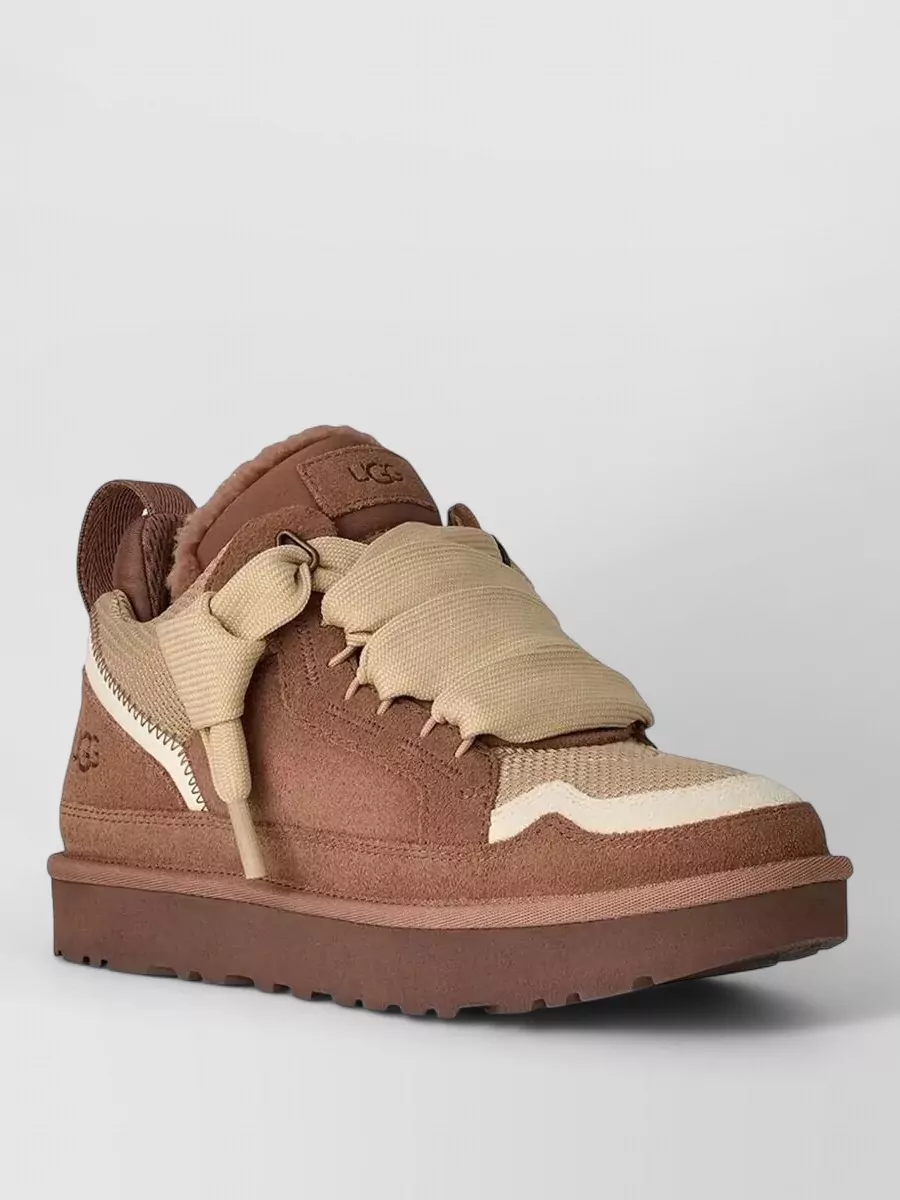 Ugg leather low-top sneakers