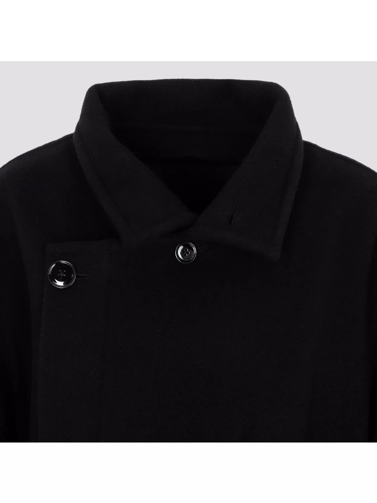 Lemaire Wool Oversized Double Breasted Belted Coat