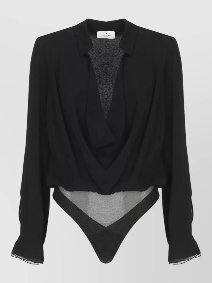 Elisabetta Franchi long-sleeve bodysuit