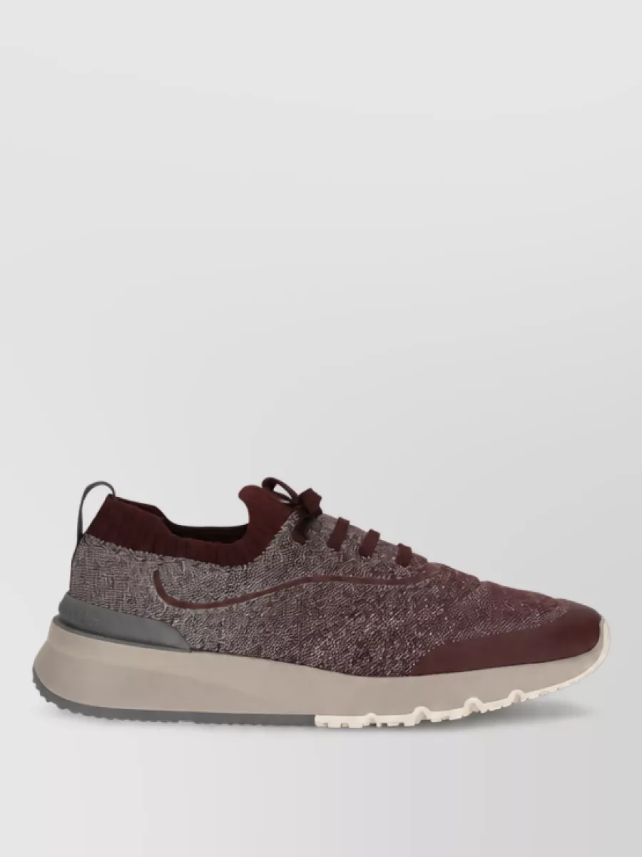 Brunello Cucinelli Cotton Low-Top Sneakers