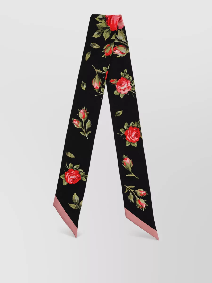 Dolce&Gabbana Silk Bandeau Scarf