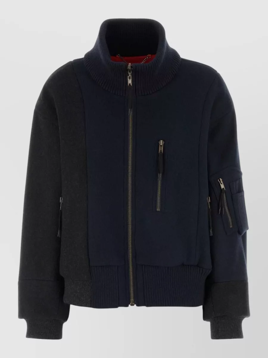 Maison Margiela Virgin Wool Reversible Quilted Bomber Jacket