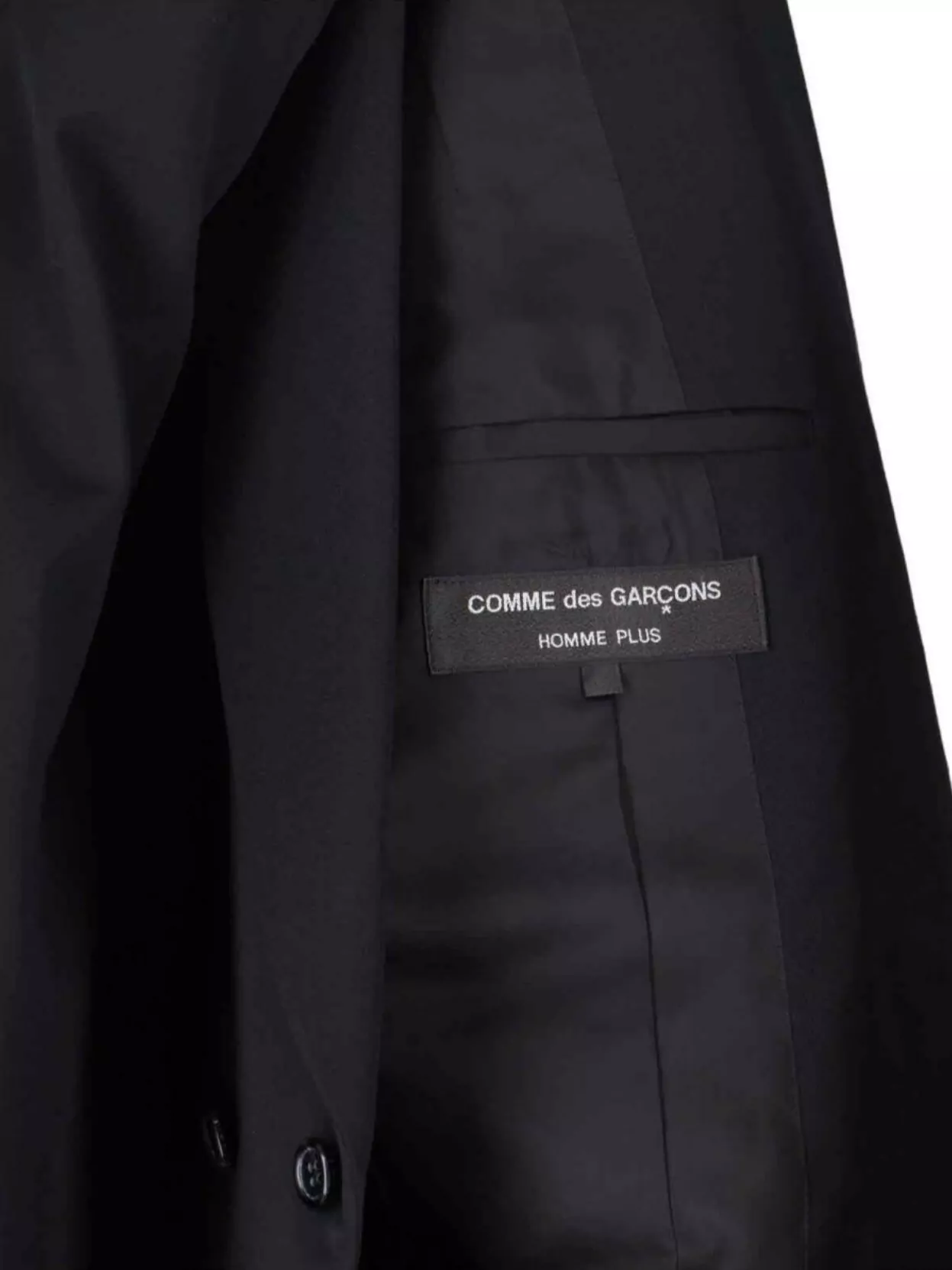 Comme Des Garçons Double Breasted Blazer Notched Lapels