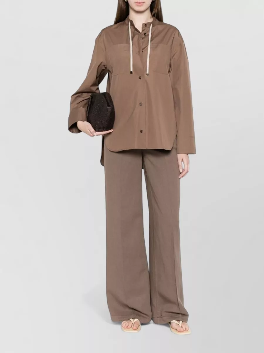 Via Masini 80 Wide-Leg Trousers