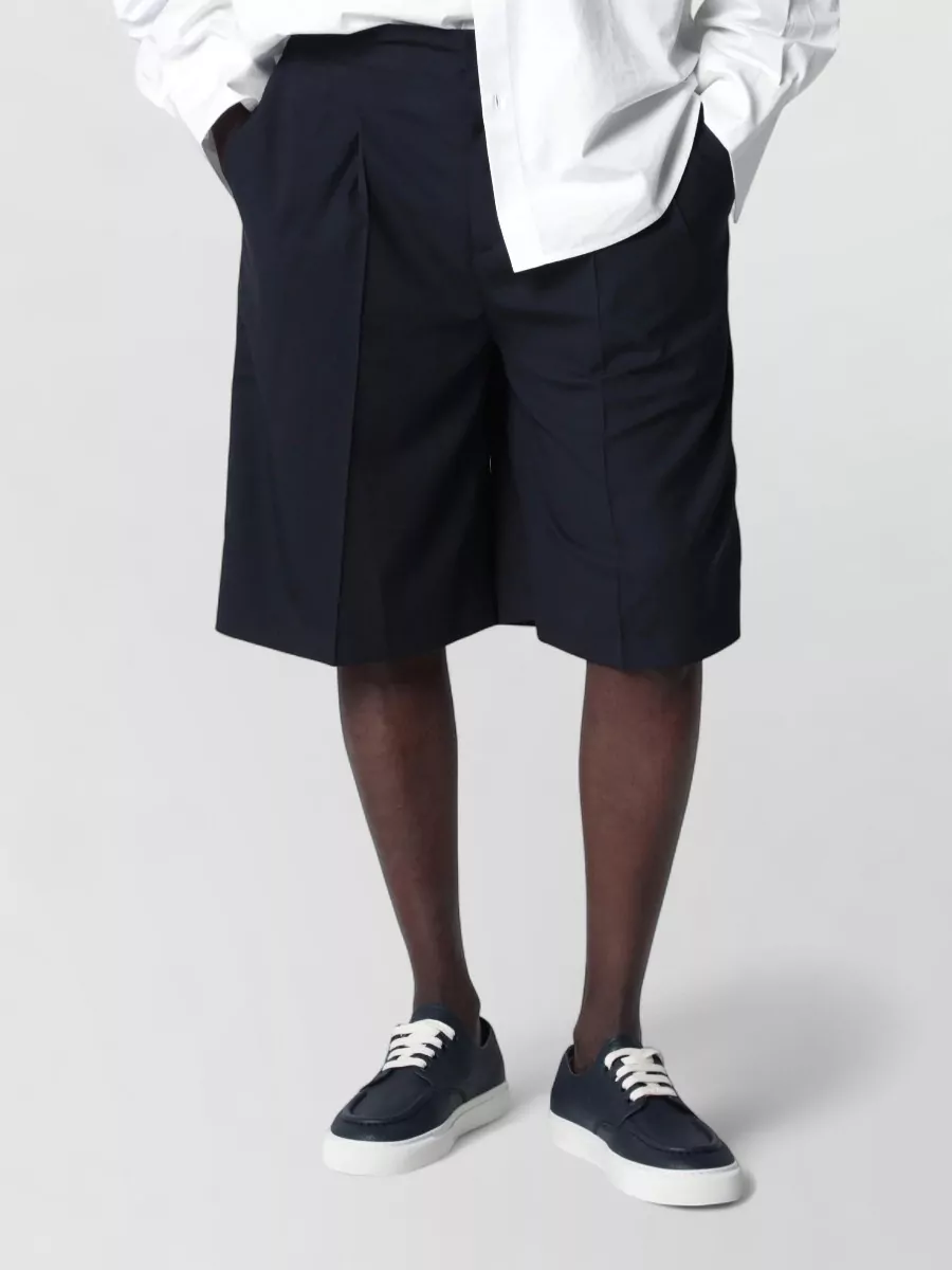 Pt Torino virgin wool bermuda shorts