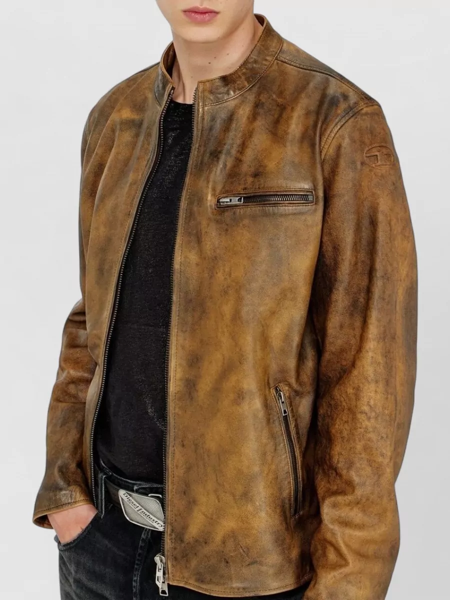 Diesel Leather Blazer