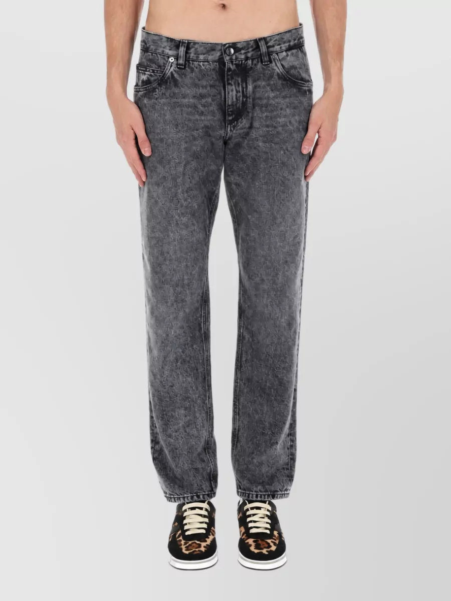 Dolce&Gabbana High Waist Denim Jeans Belt Loops
