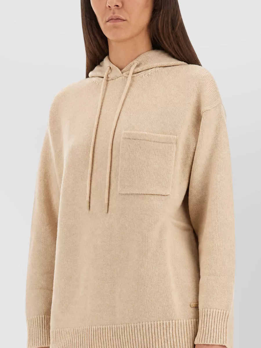Max Mara Liana Hooded Sweater Relaxed Lounge Top
