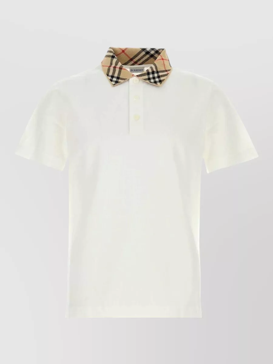 Burberry cotton piqué polo shirt