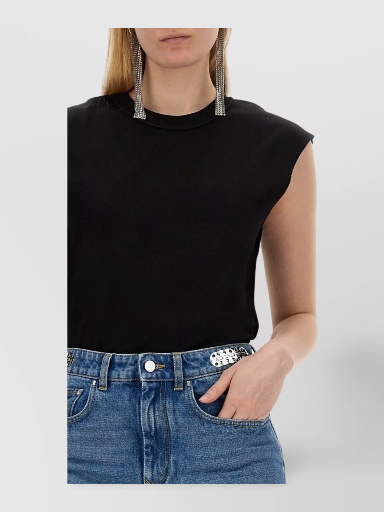 Shop Rabanne Short Sleeve Cotton T-shirt