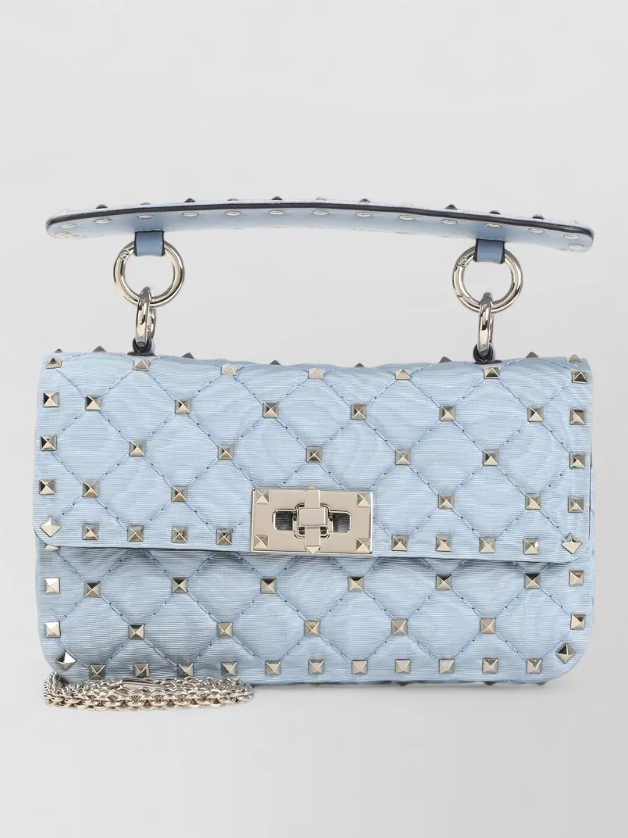 Valentino Garavani rockstud spike small leather shoulder bag