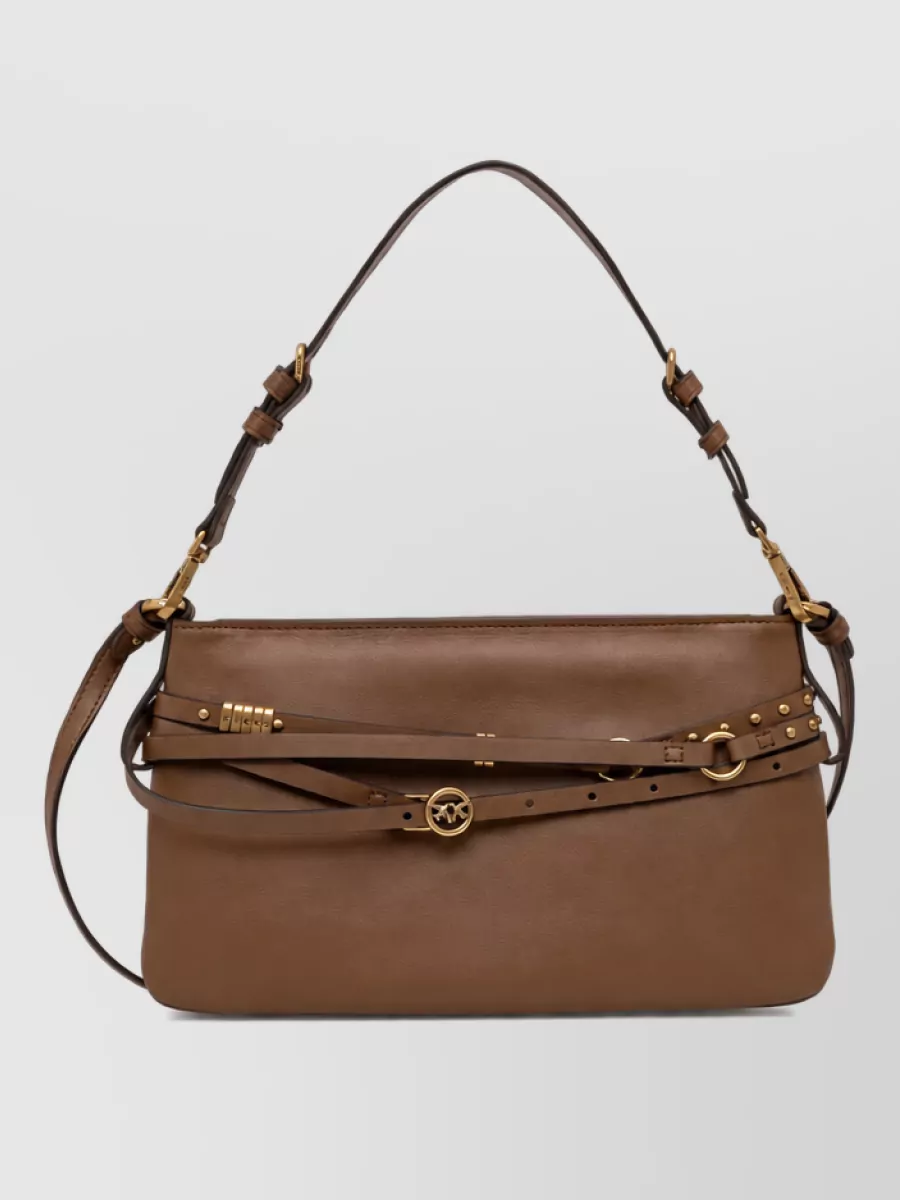Pinko mini leather belt bag