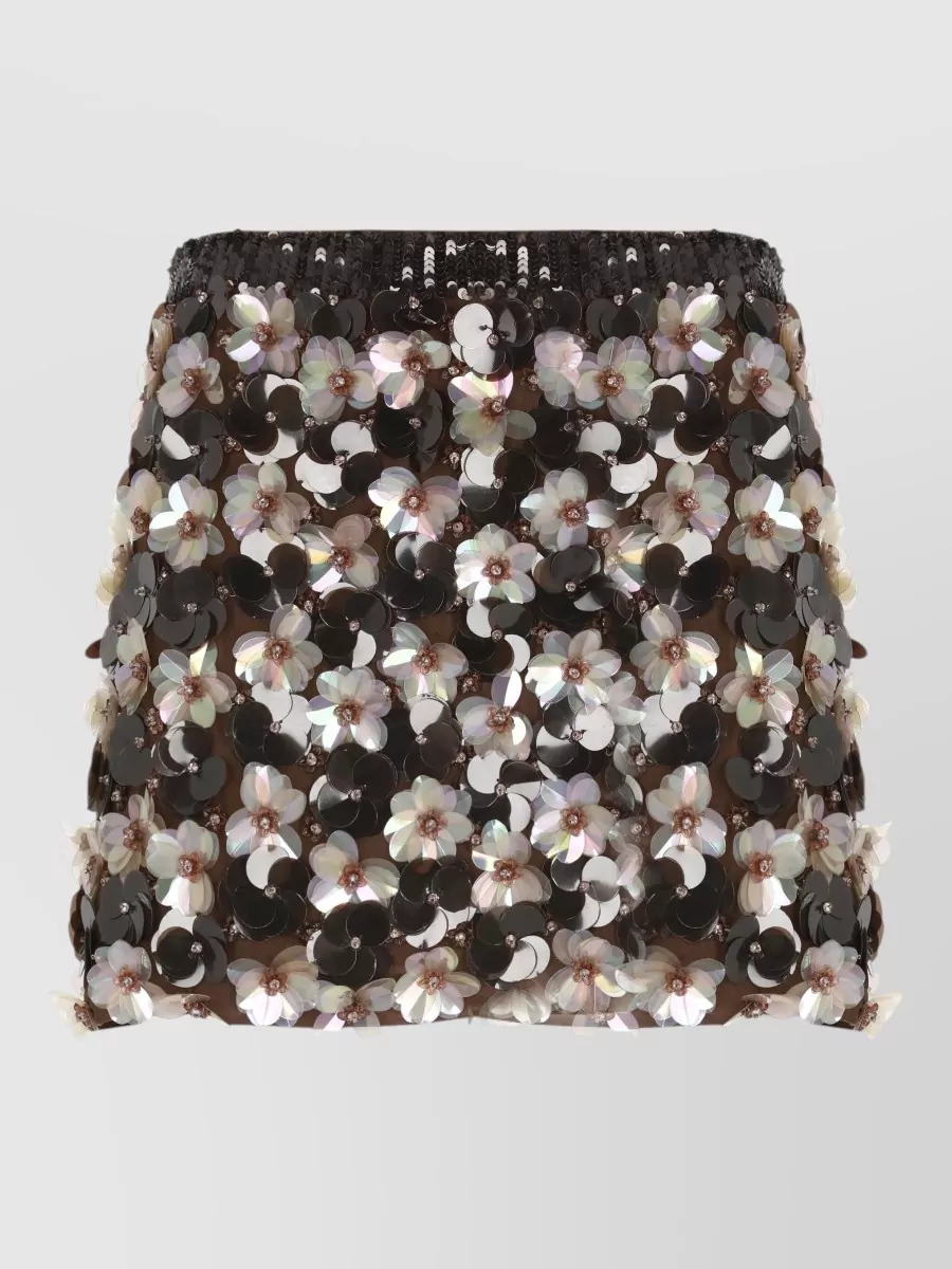 Parosh Sequin Mini Skirt
