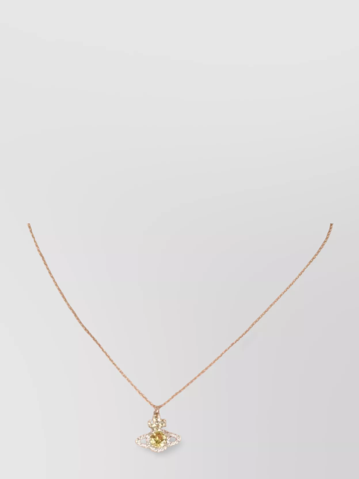 Vivienne Westwood Orb Pendant Chain Necklace With Adjustable Length