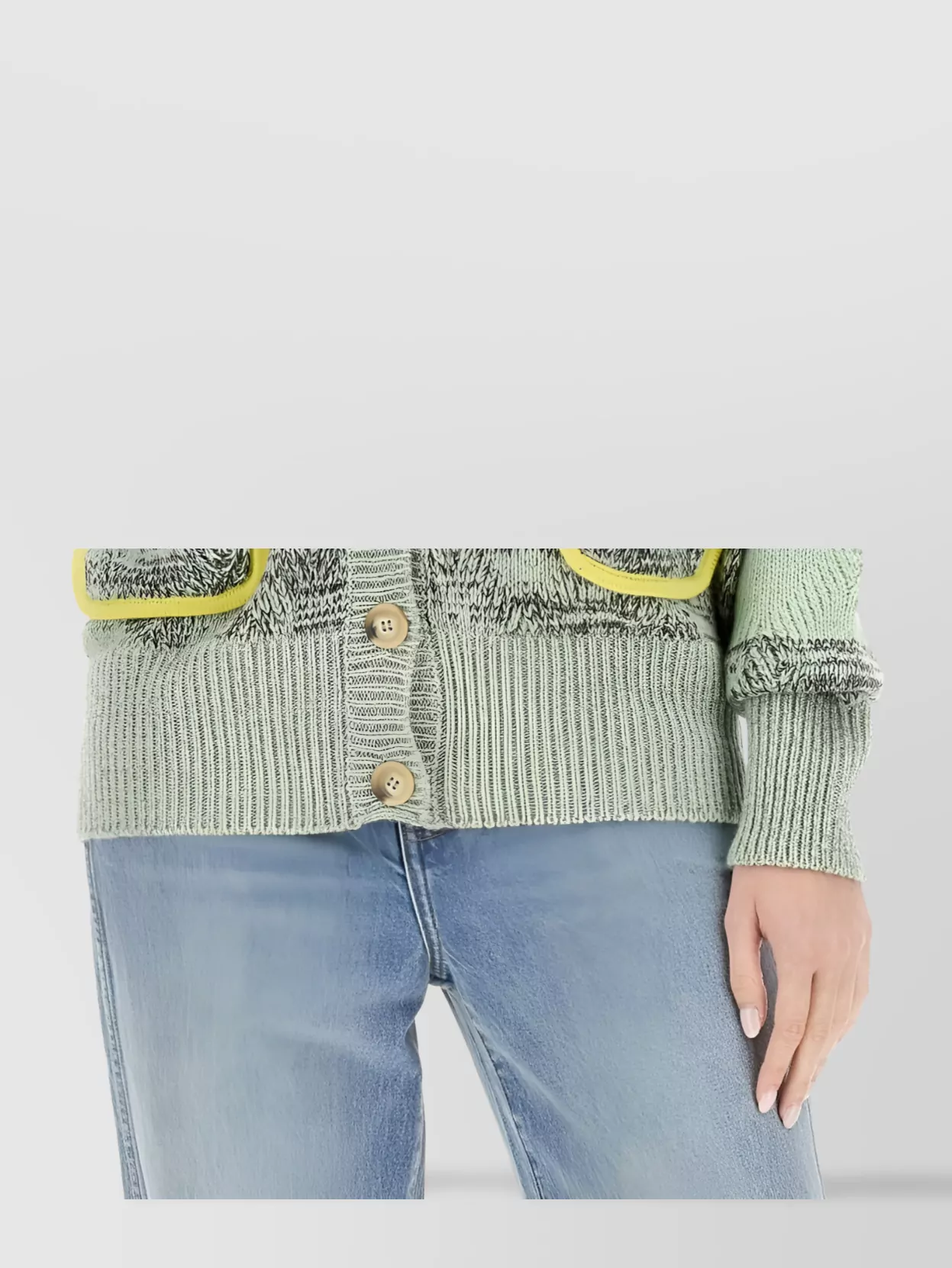 Cormio V-Neck Oversize Knitwear Front Pockets