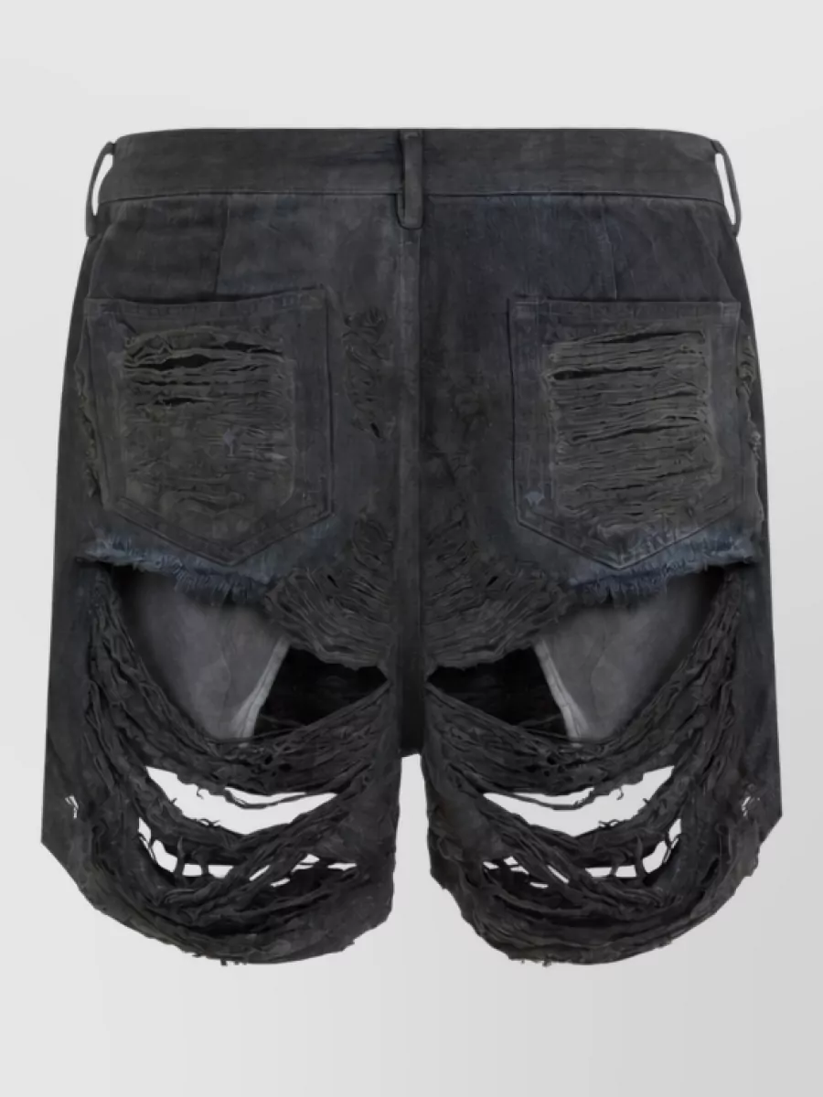 Rick Owens Drkshdw Cotton Bermuda Shorts
