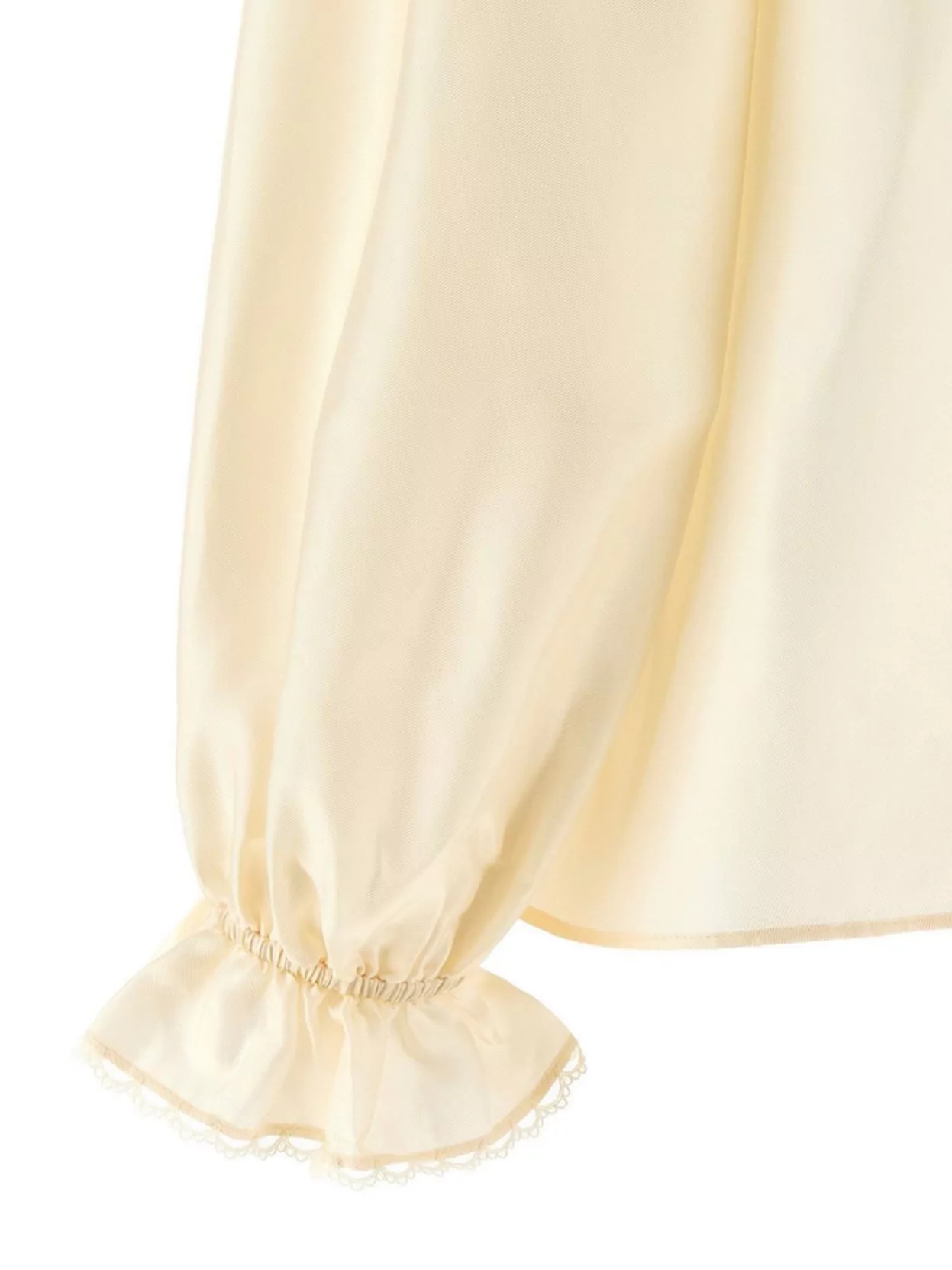 Zimmermann Blouse With Ruffled Collar And Lace