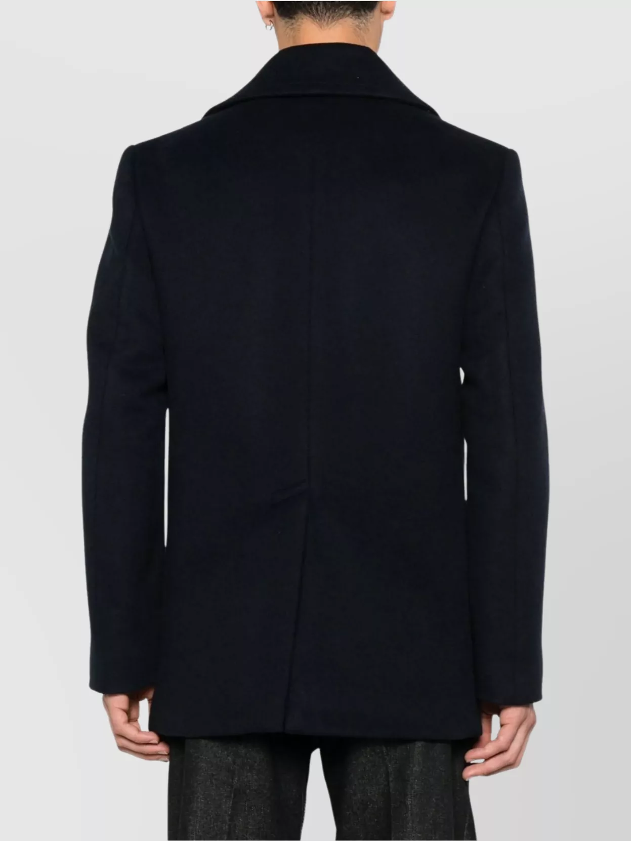 Givenchy Double-Breasted Coat Featuring Front Pockets