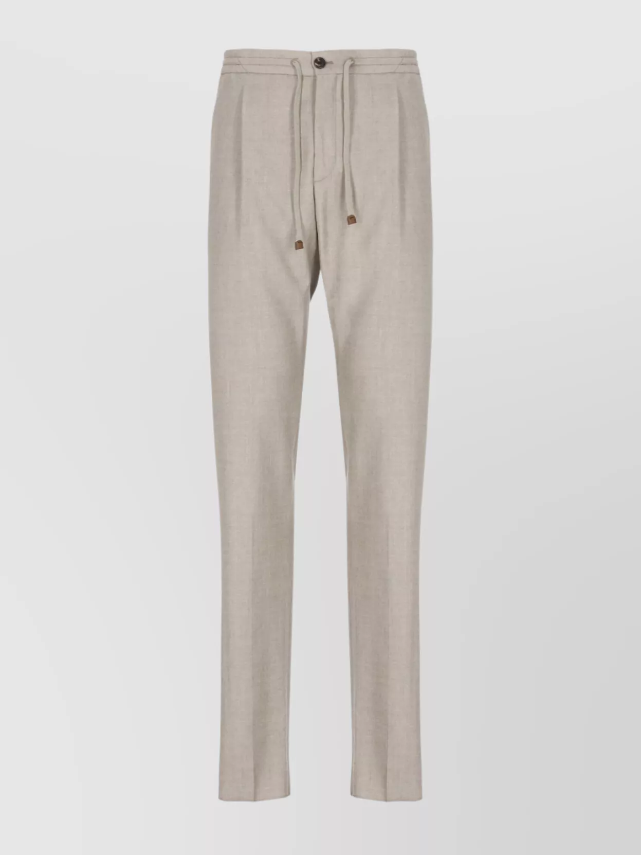Incotex Pleated Front Straight Leg Trousers In Gray