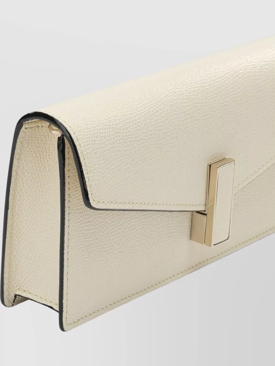 Valextra Iside Clutch Bag Chain Strap