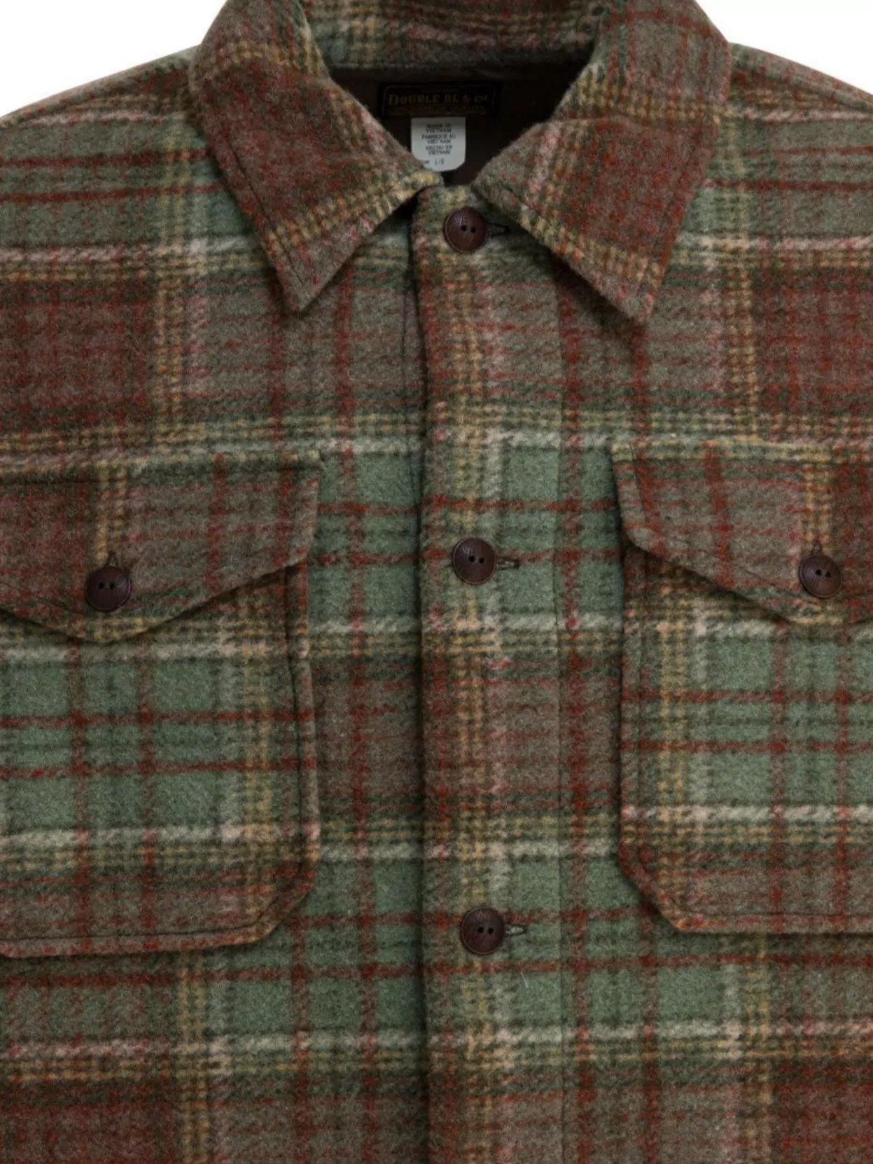 Rrl By Ralph Lauren Overshirt Jacket Made From Scottish Wool