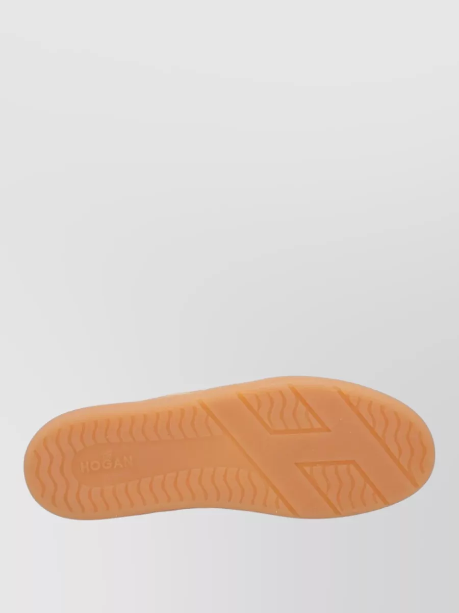 Hogan Low Top Sneakers Contrast Panels Rubber Sole