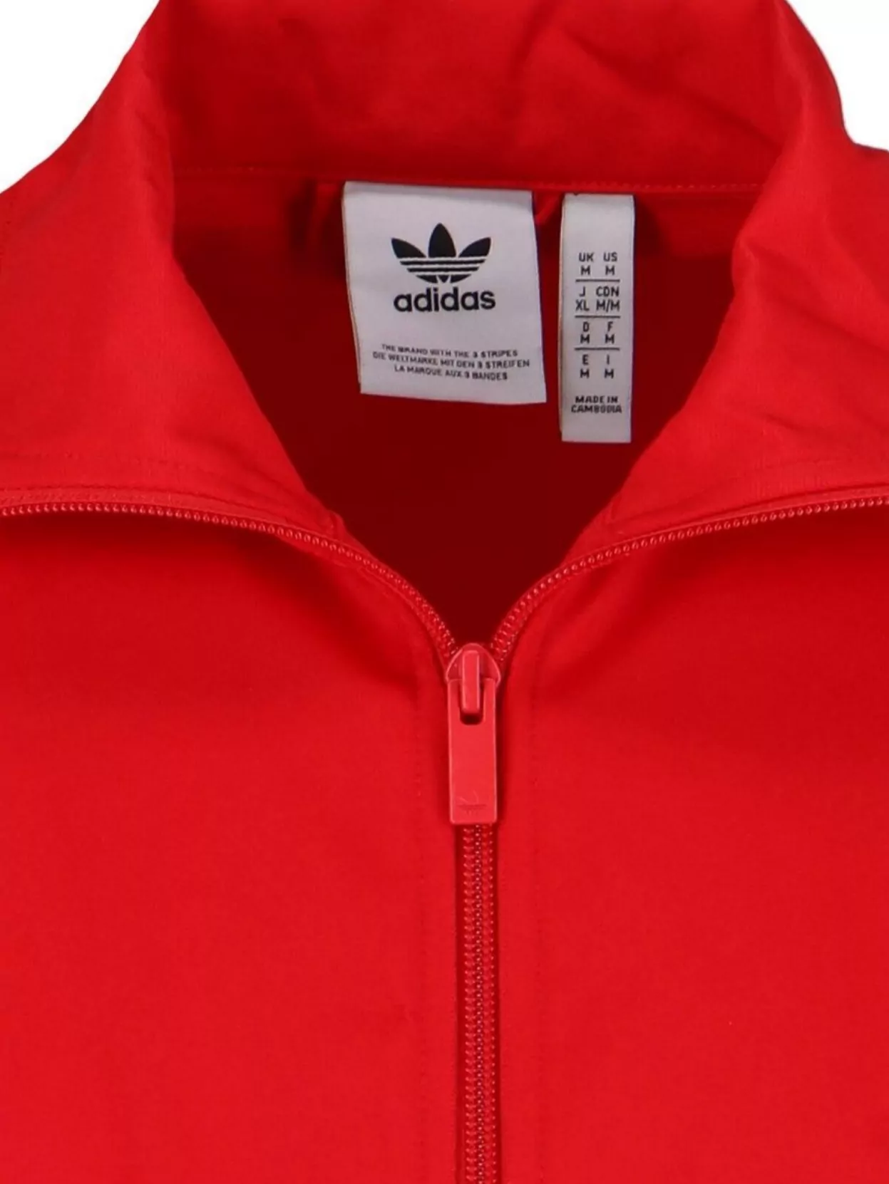 Adidas High Collar Striped Sleeves Sweatshirt