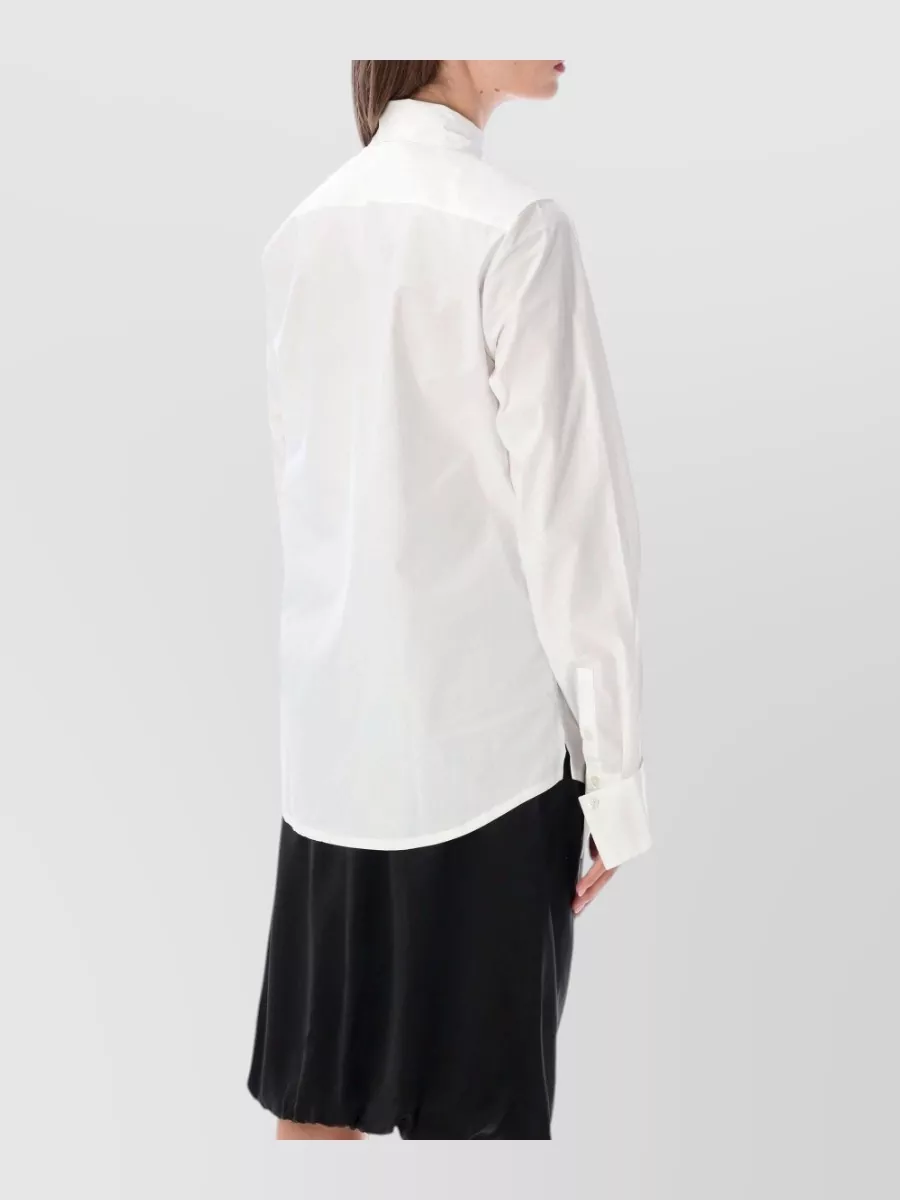 7 For All Mankind Cotton Bow Shirt