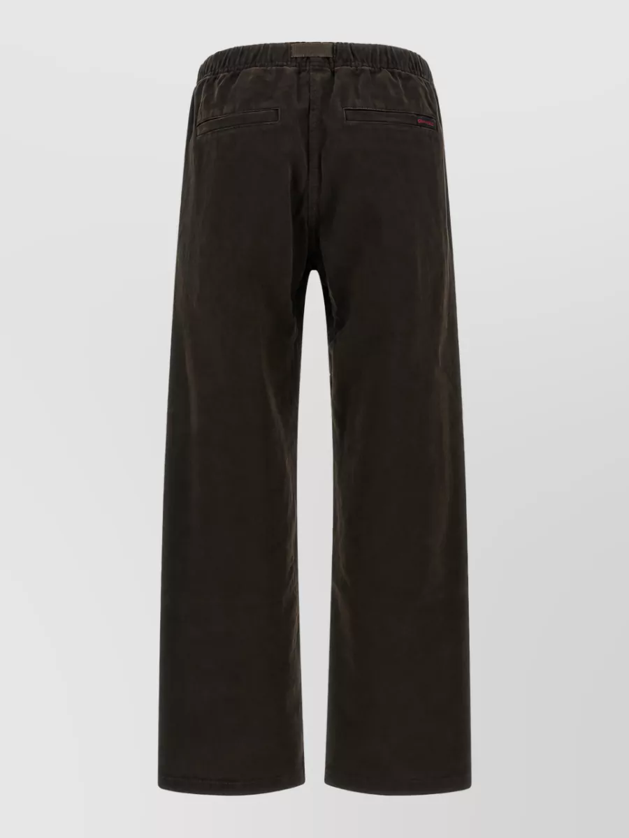 Gramicci cotton straight-leg trousers