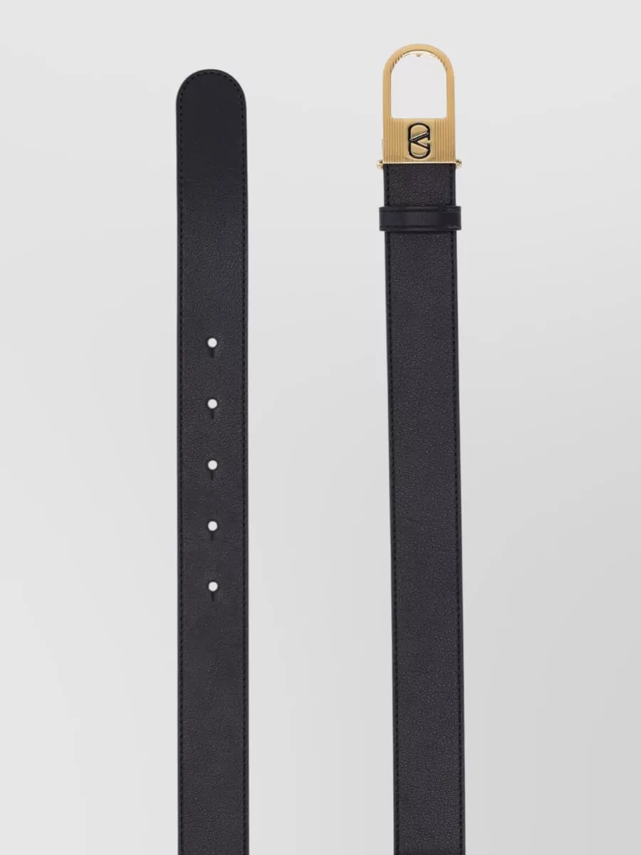 Valentino Garavani Adjustable Length Leather Waist Belt