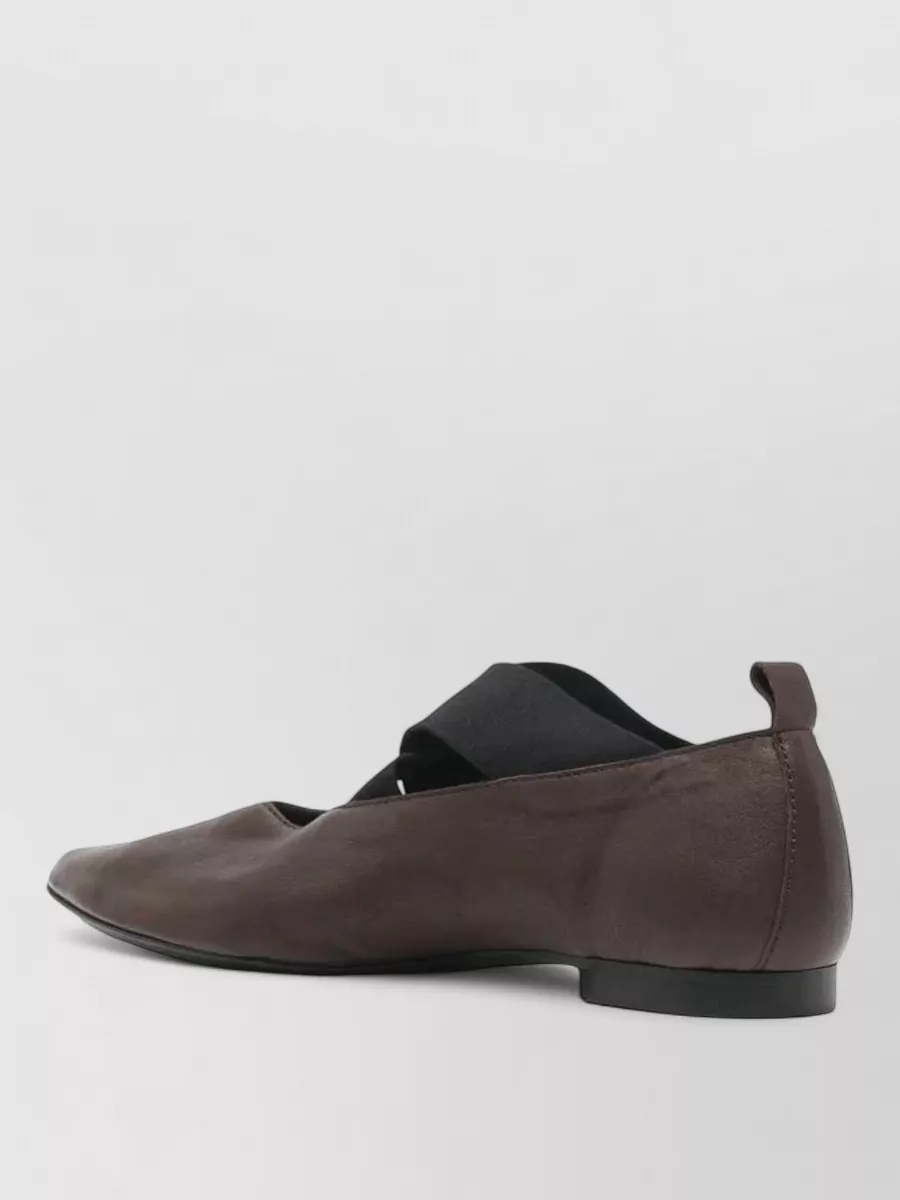 Uma Wang Leather Pointed Ballerina Shoes