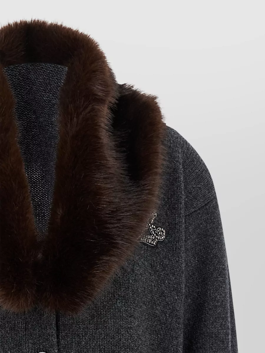 Lauren Ralph Lauren Cashmere Wool Fitted Jacket