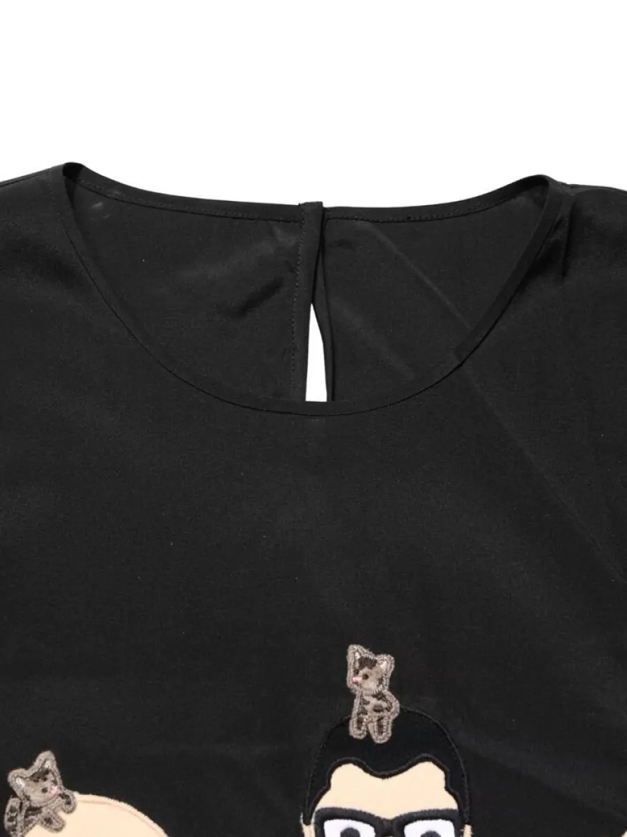 Dolce&Gabbana Silk Blouse Top