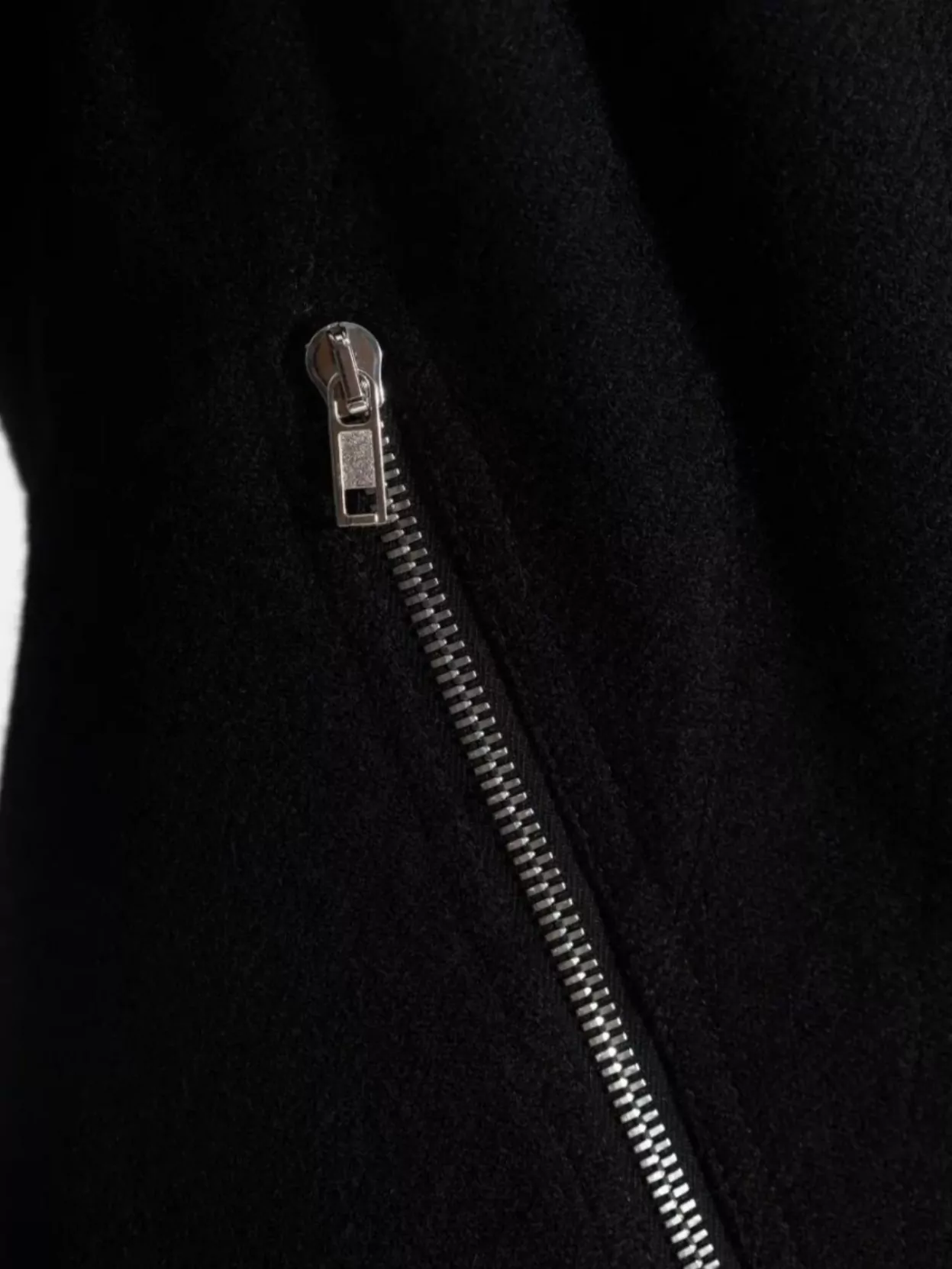 Rick Owens Asymmetrical Hem Biker Jacket