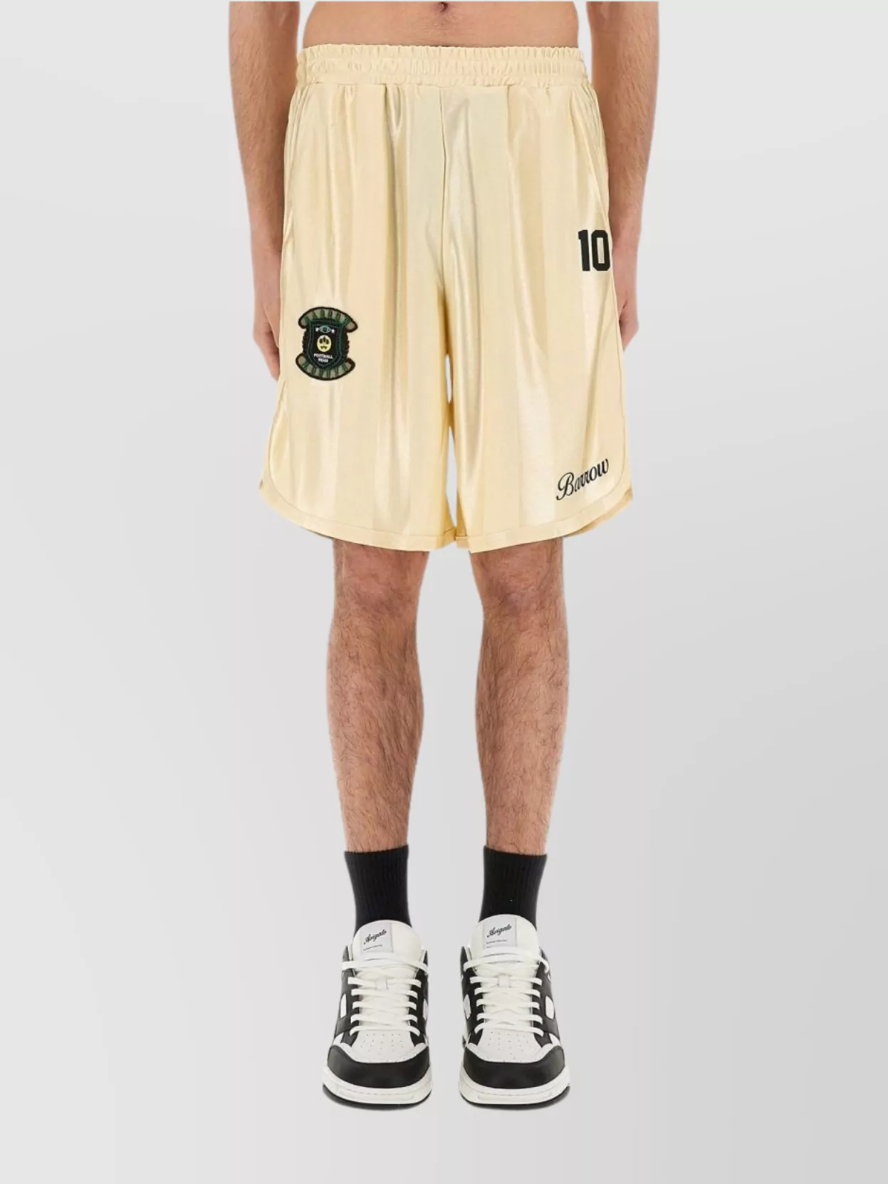 BARROW TRIACETATE SHORTS NUMBER PRINT