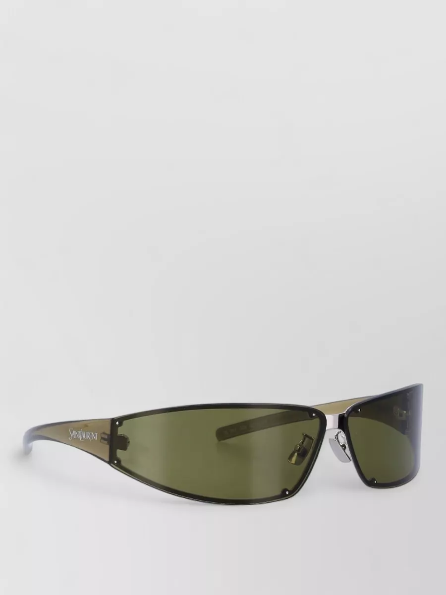 Saint Laurent Acetate Shield Sunglasses