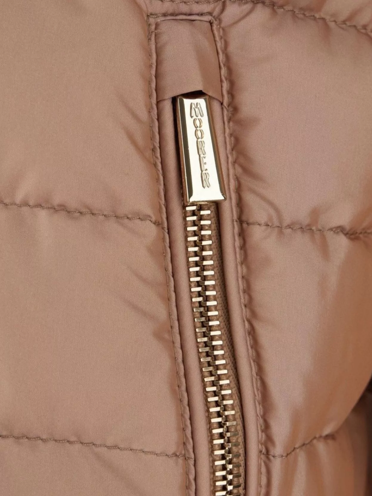 Moorer Danielle Down Jacket In Nylon Blend In Pink