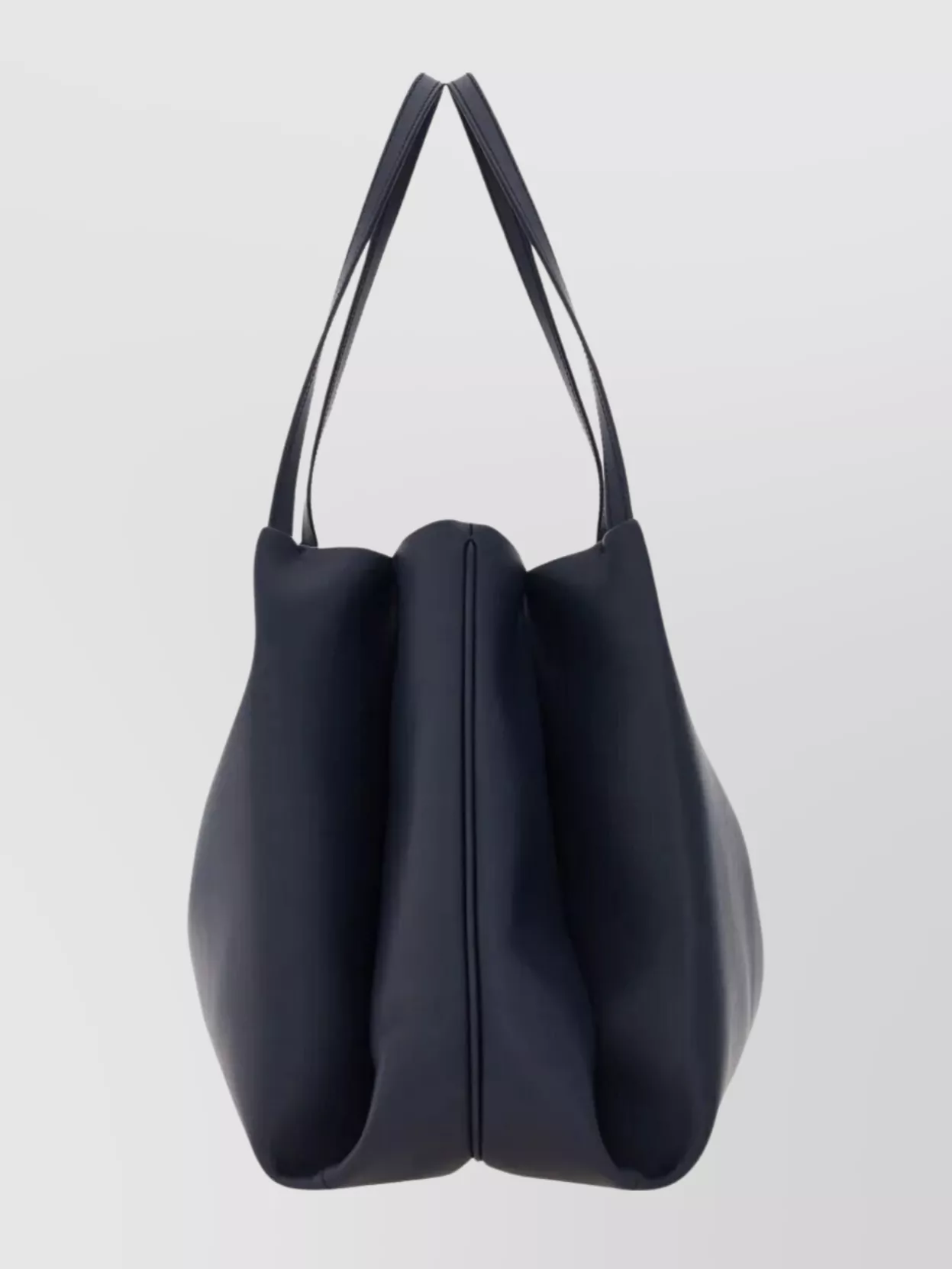 Ferragamo Spacious Leather Tote Bag With Top Handle
