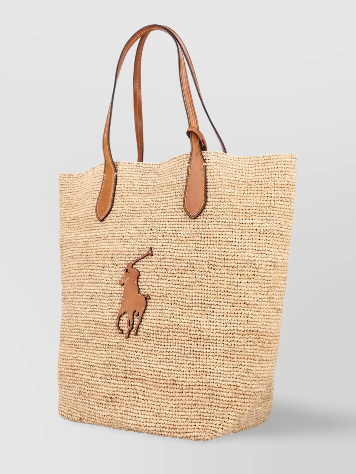 Polo Ralph Lauren Raffia Tote Bag
