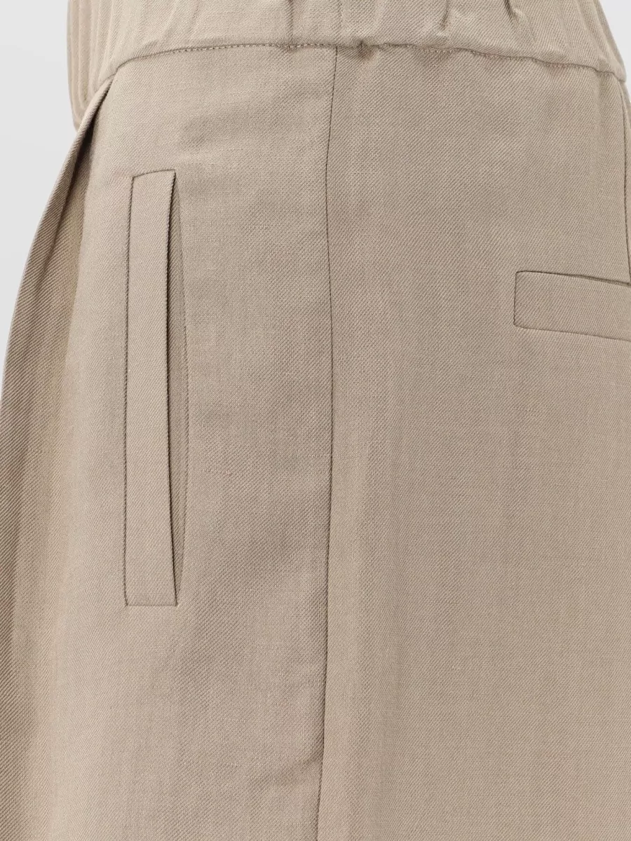 Brunello Cucinelli Viscose Linen Bermuda Shorts