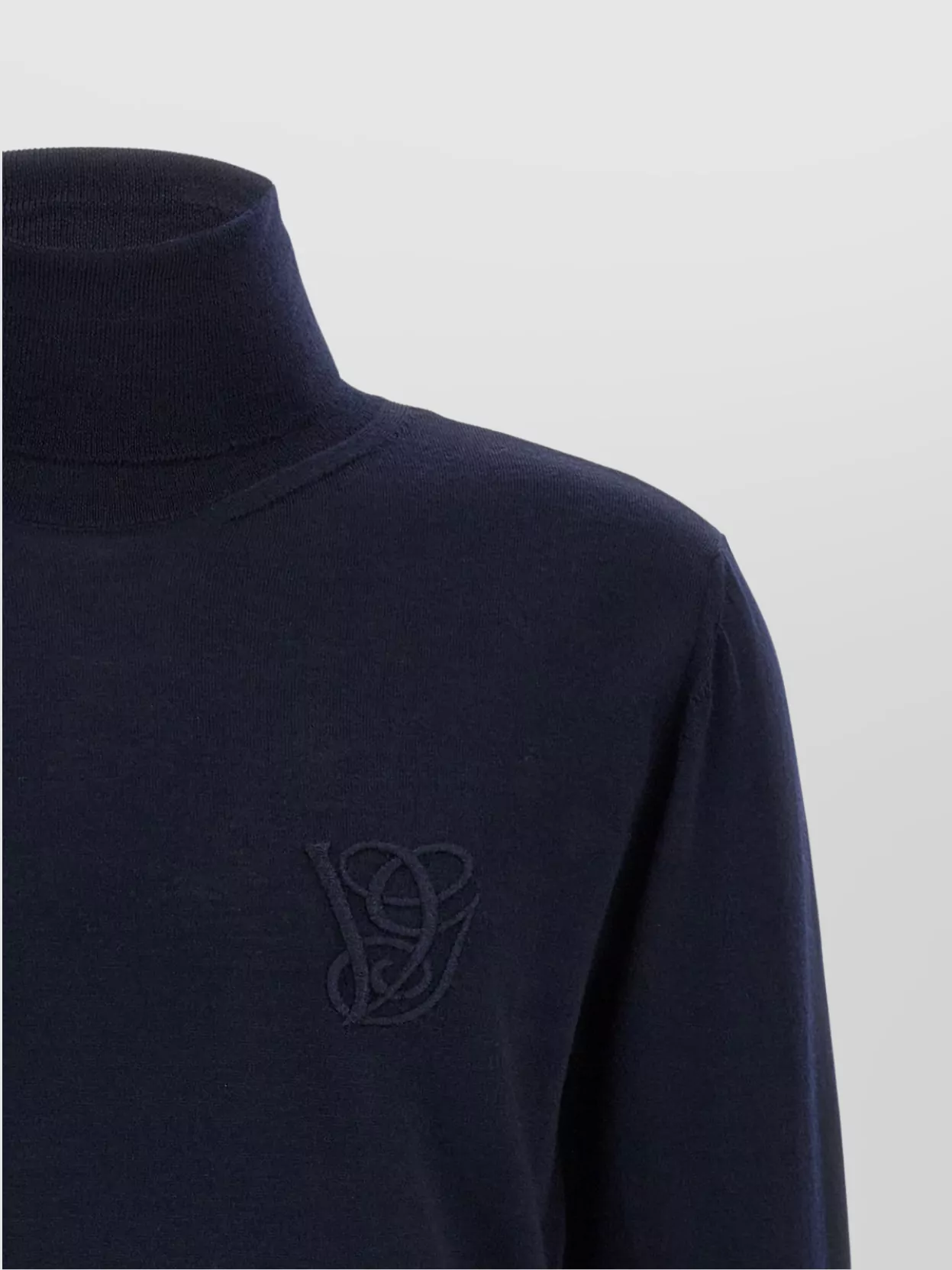 Valentino Garavani Turtleneck Sweater Vg Embroidery