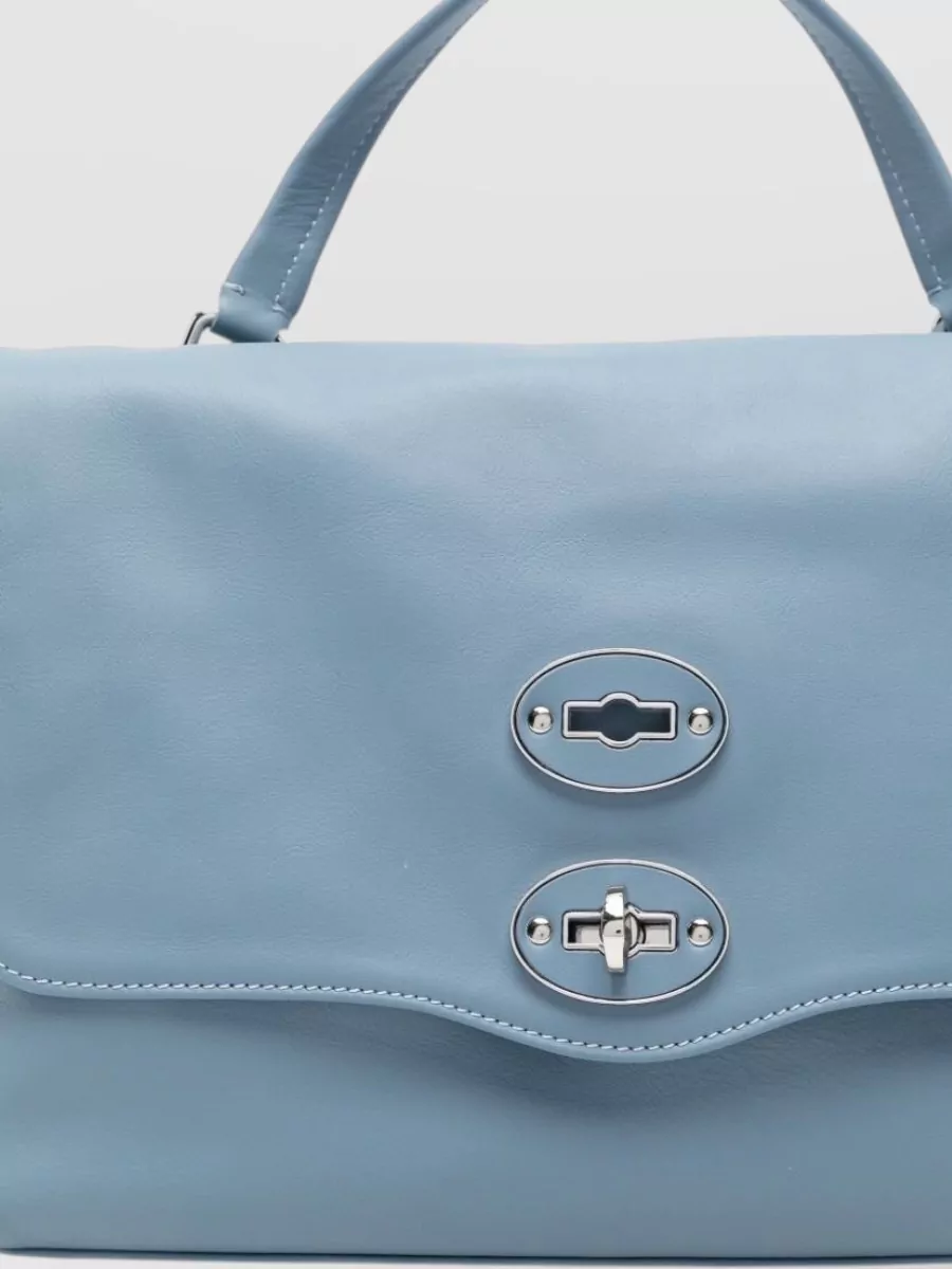 Zanellato Studded Leather Shoulder Bag