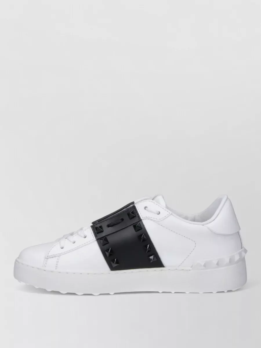 Valentino Garavani Calf Leather Low-Top Sneakers
