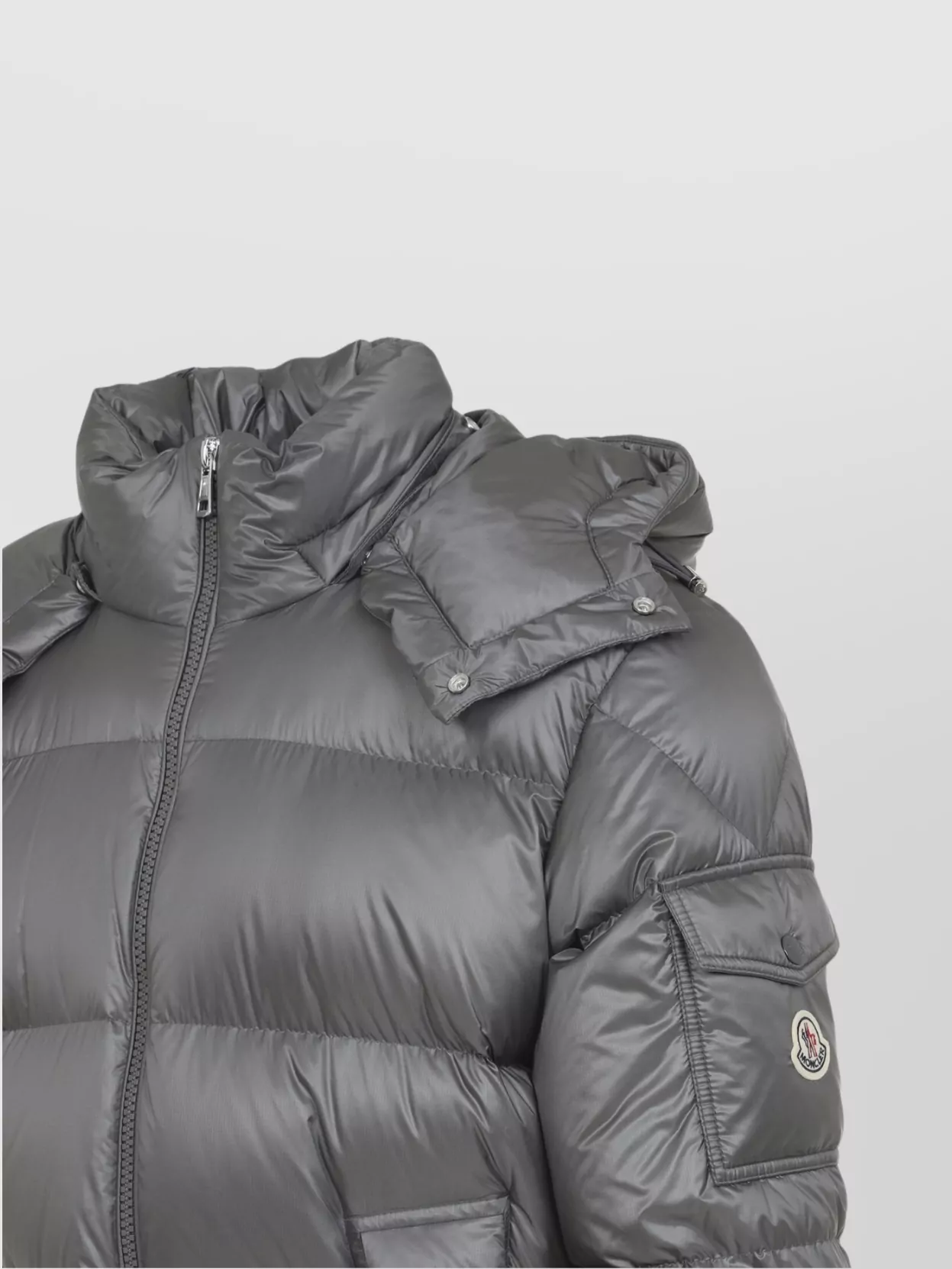 Moncler Hooded Padded Jacket Side Pockets
