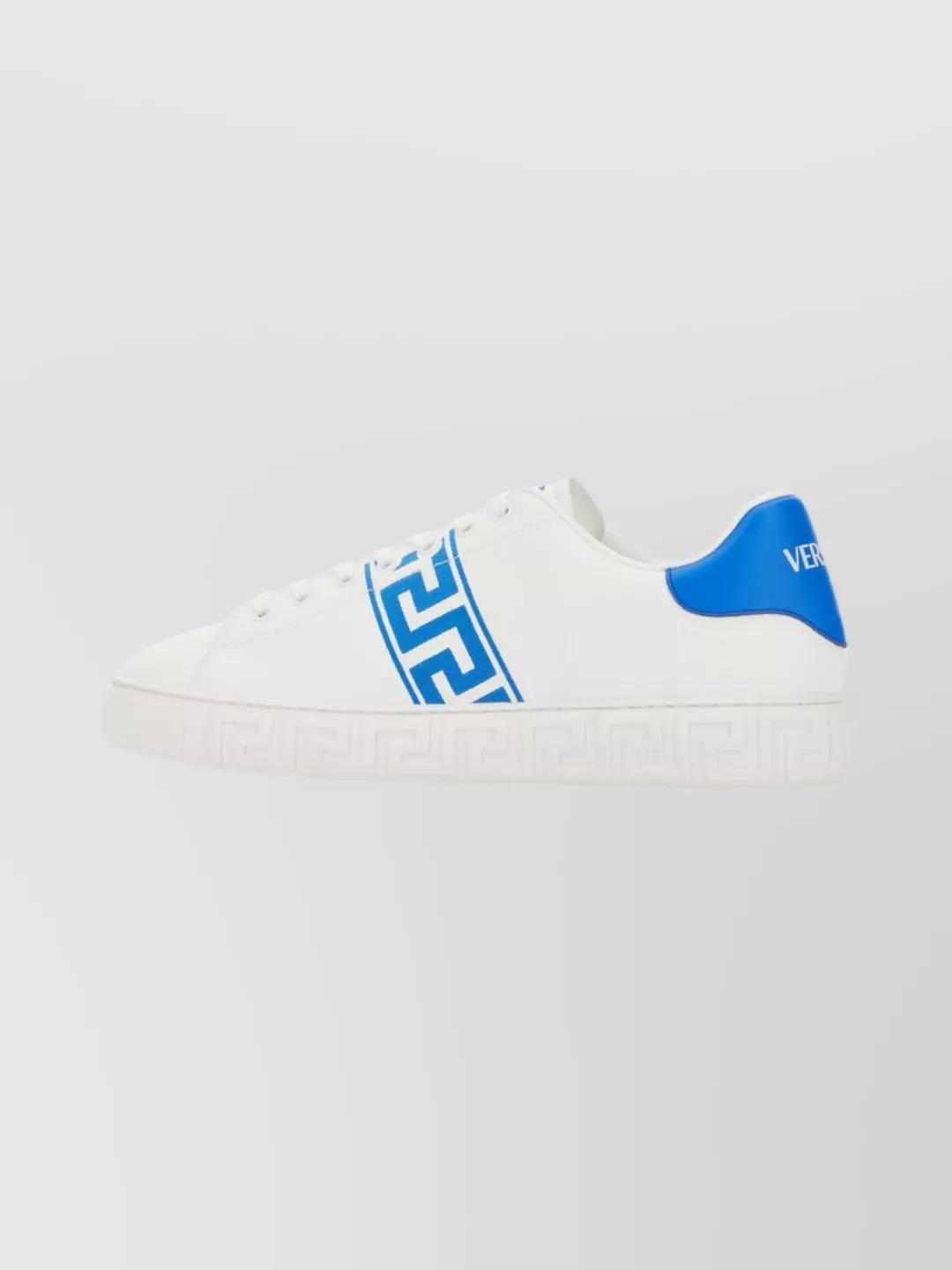 Versace Leather Low-Top Greca Style Sneakers