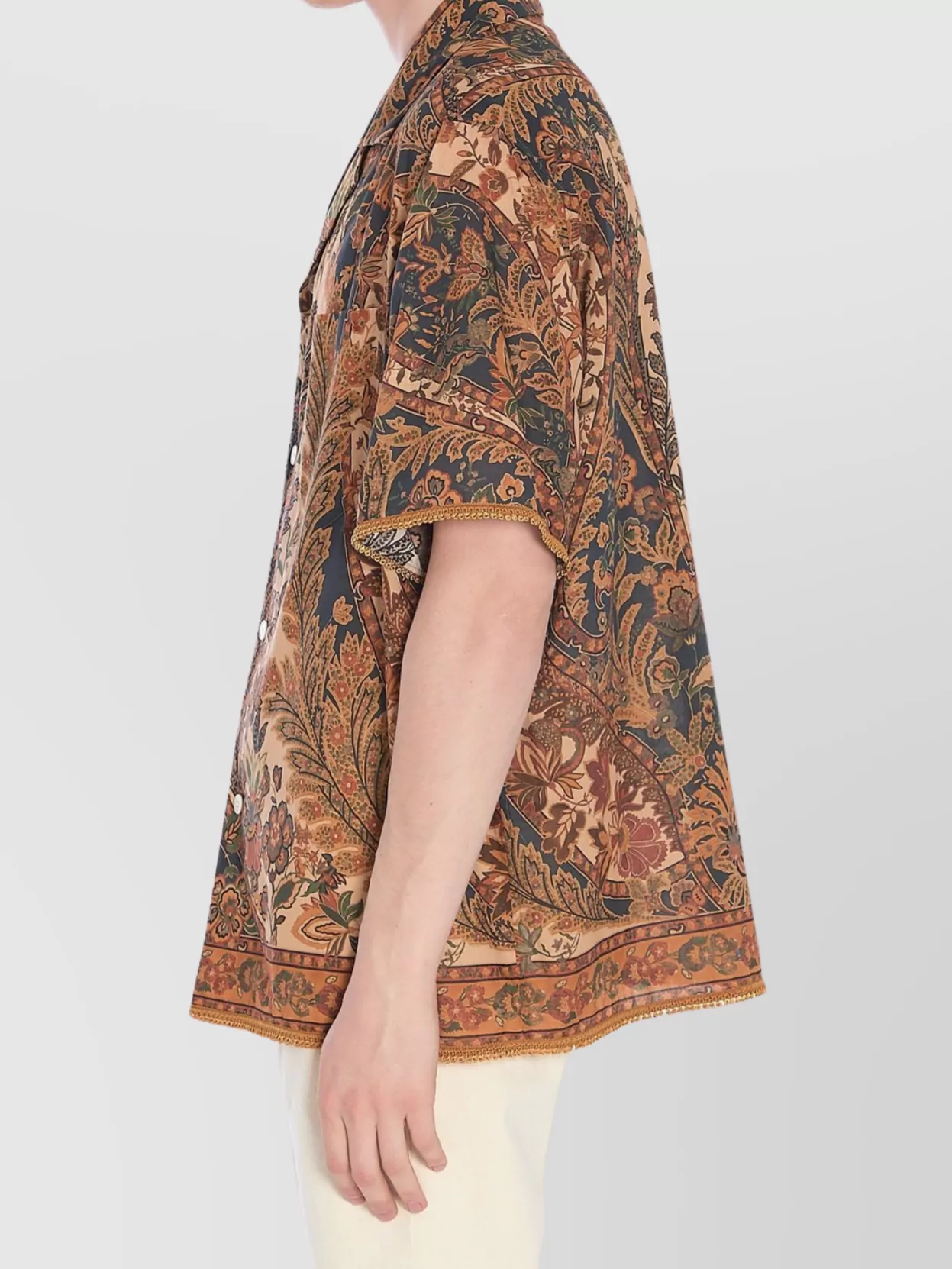 Valentino Garavani Floral Print Bowling Shirt