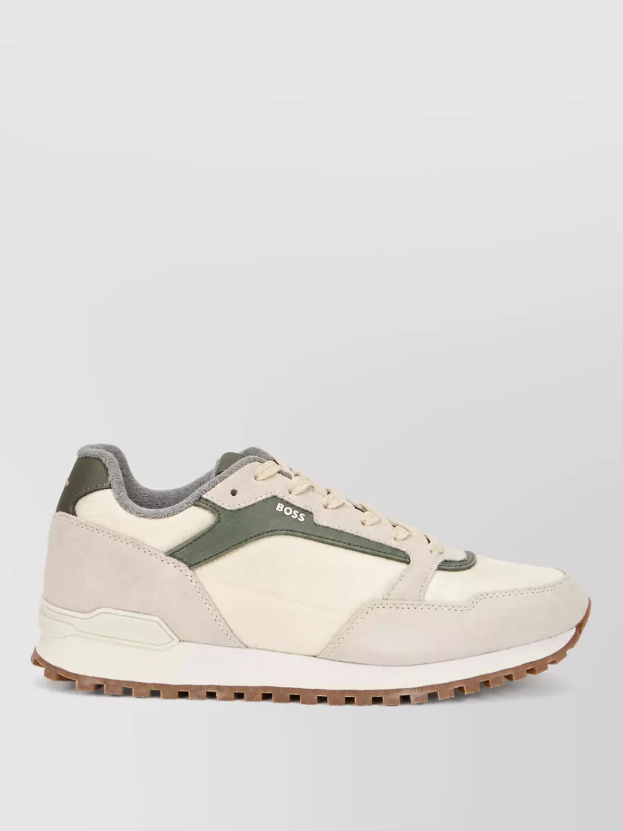 Boss cotton low-top sneakers