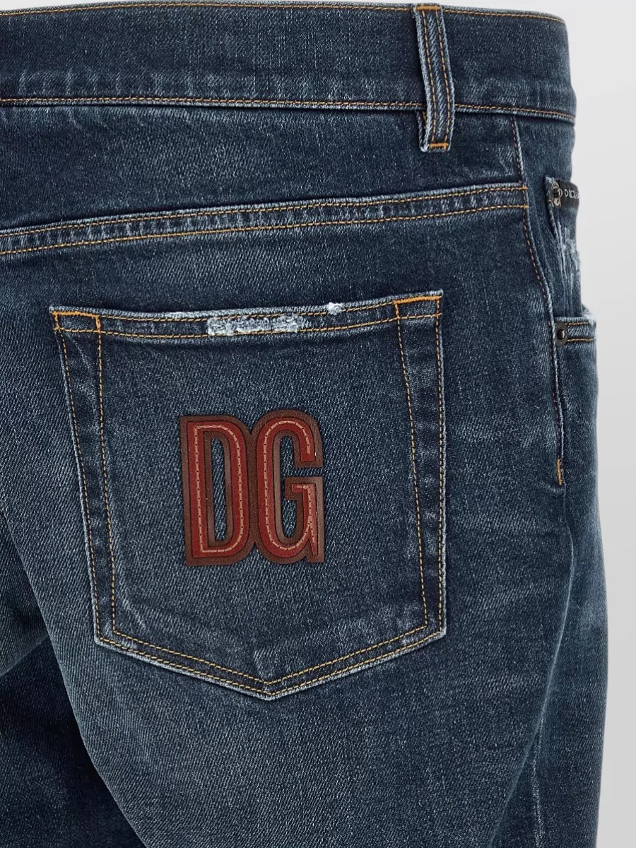 Dolce&Gabbana Denim Low-Rise Skinny Jeans