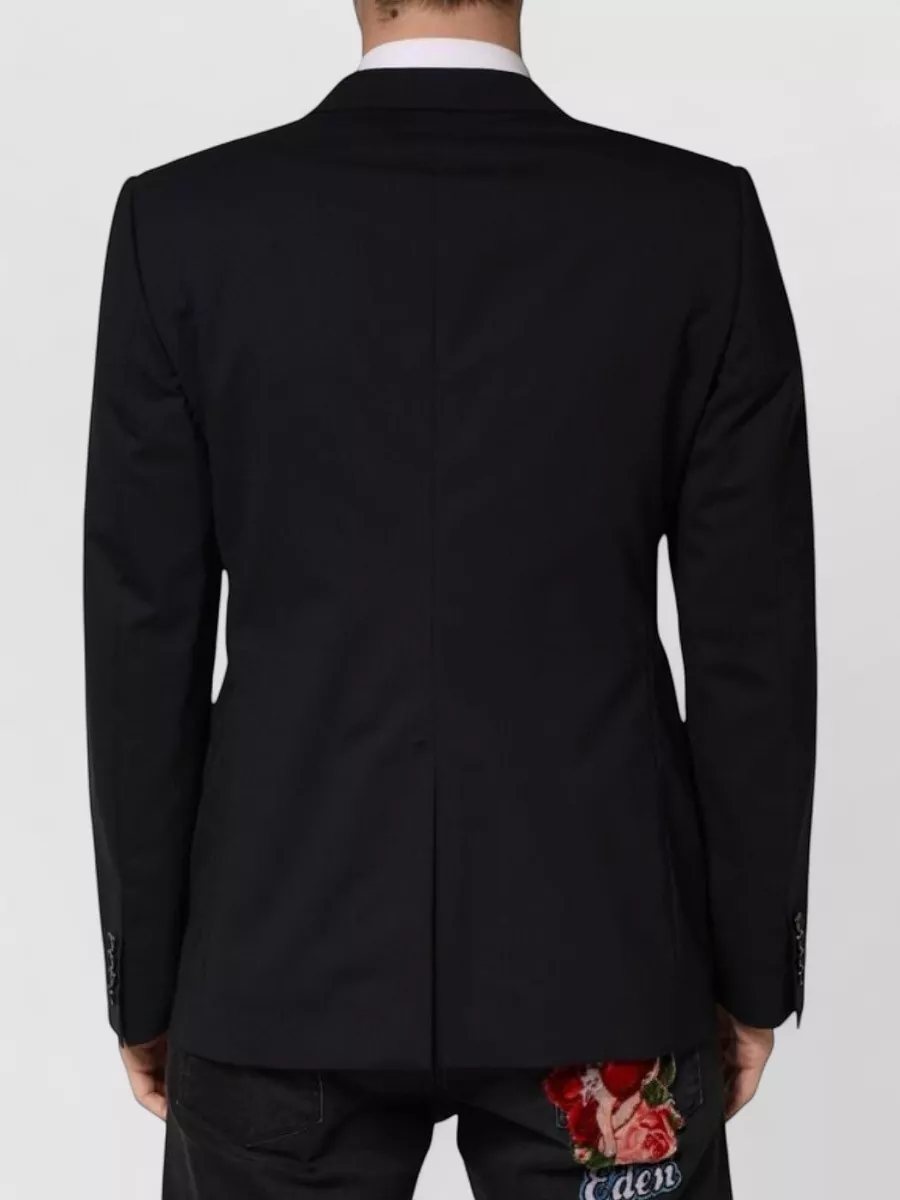 Dolce&Gabbana Virgin Wool Single Breasted Blazer