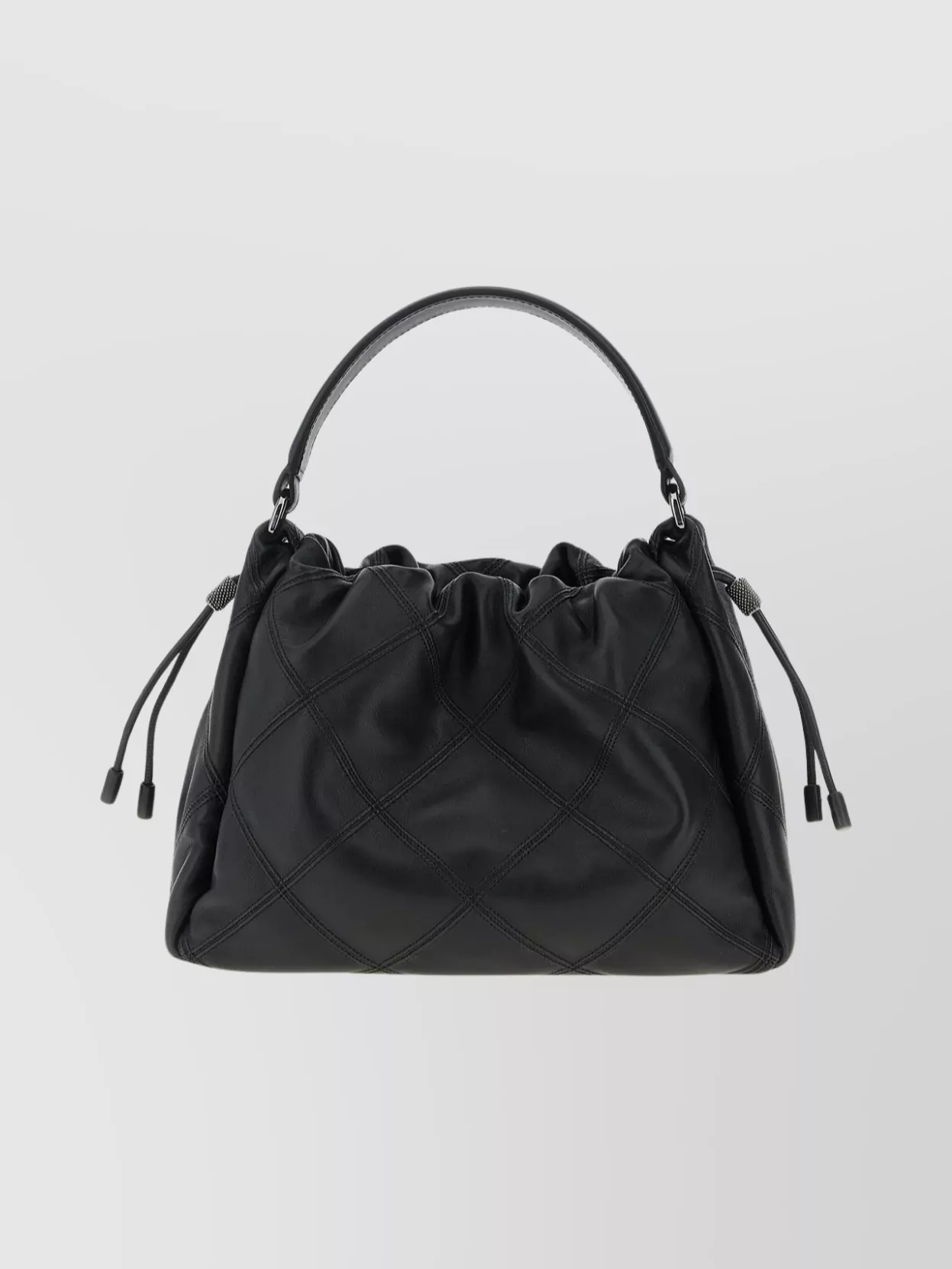 Brunello Cucinelli Small Quilted Bucket Handbag Strap